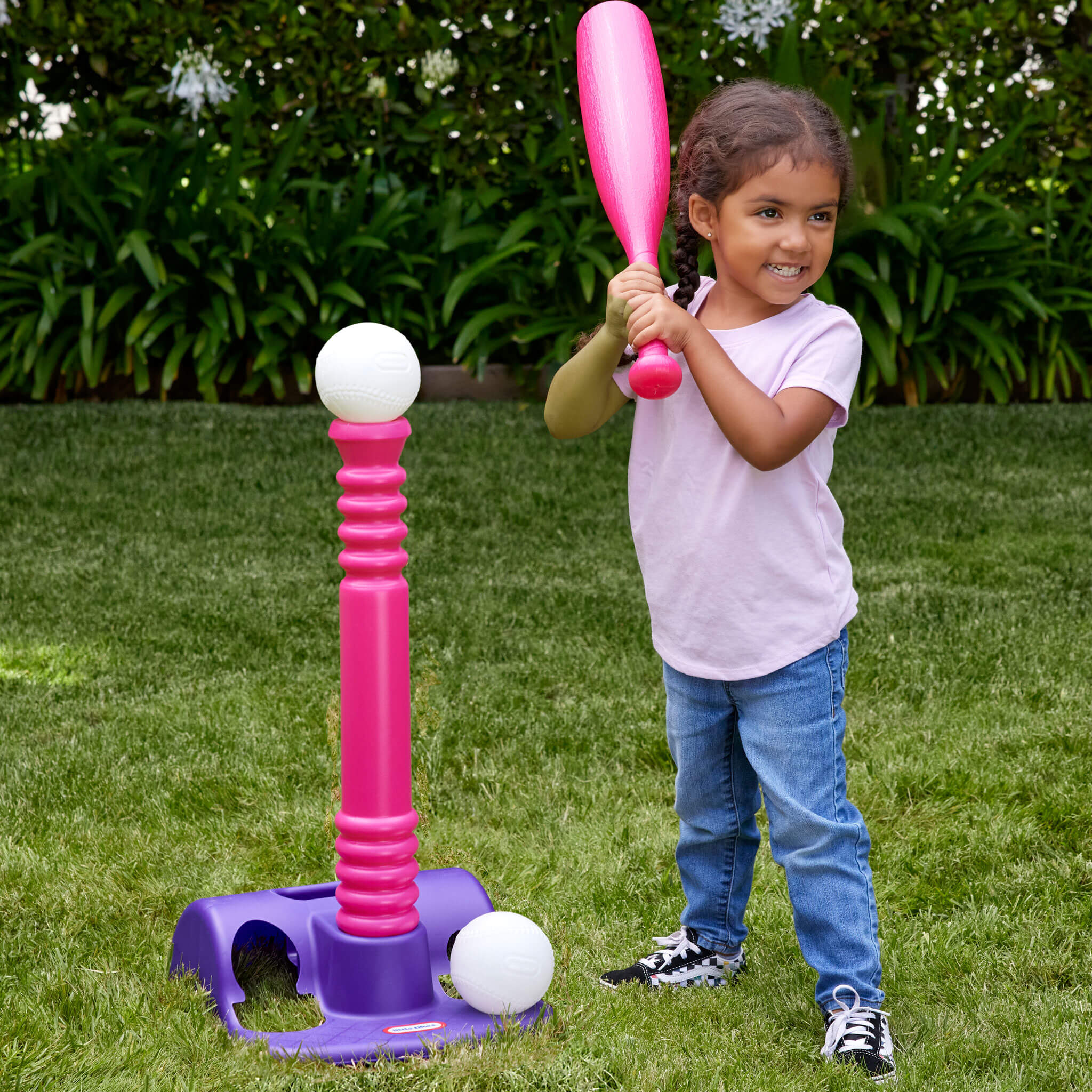 TotSports? T-Ball Set - Purple and Pink - Image 2