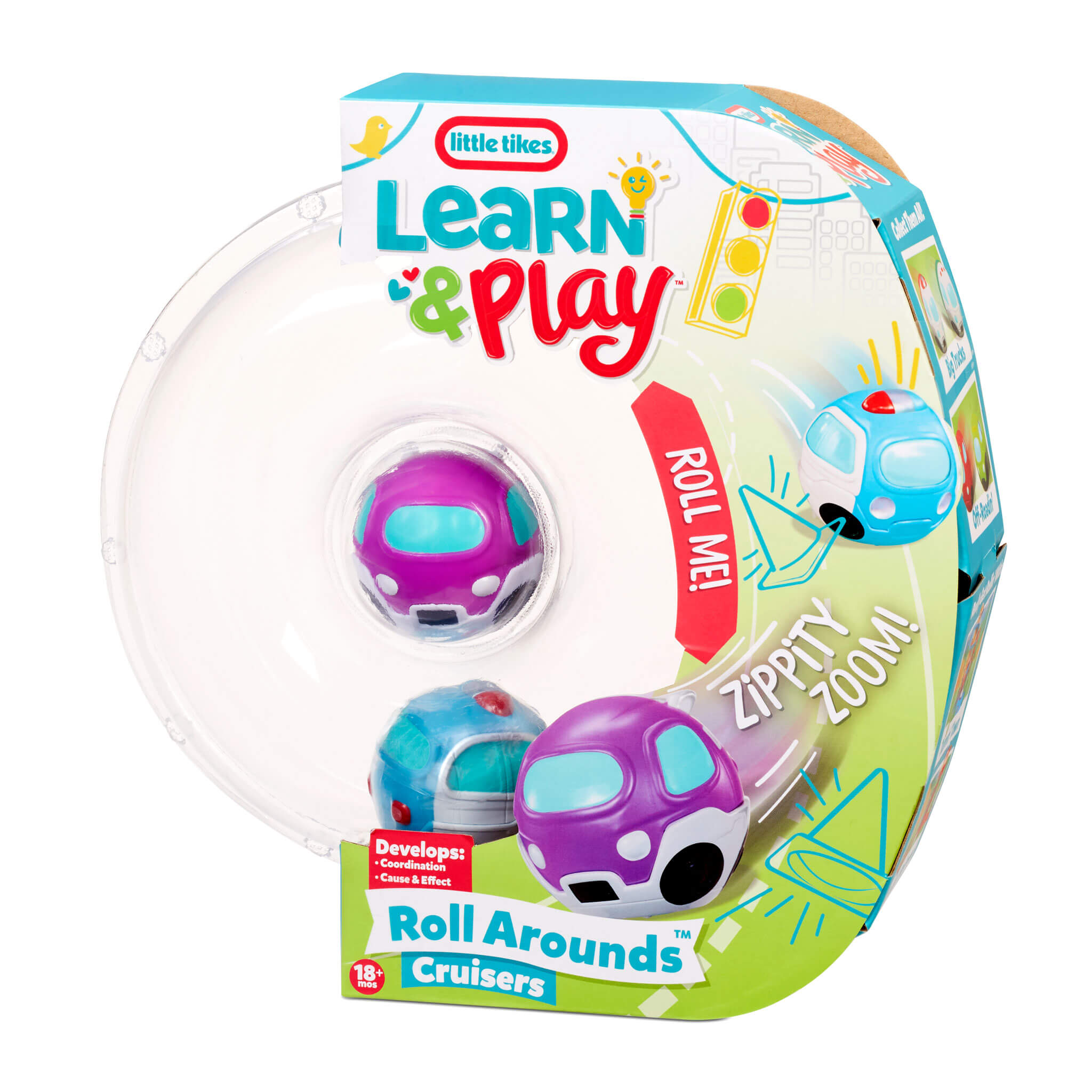 Learn & Play? Roll Arounds? Vehicle 2-Pack Cruisers - Image 4